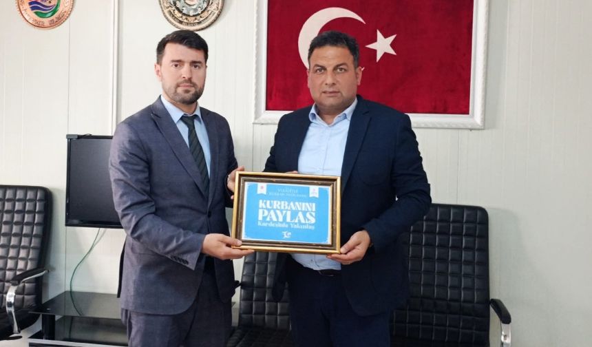 Başkan Yıldırım, kurbanını TDV'ye emanet etti