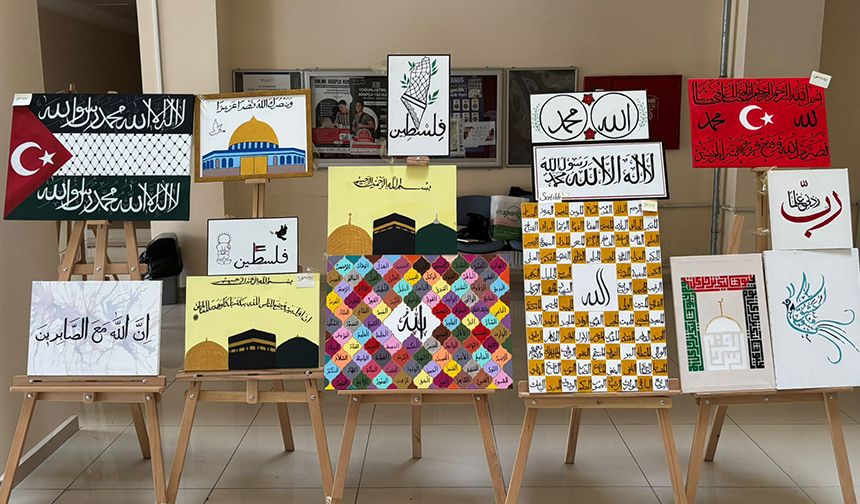 Gümüşhane'de "Hüsn-i Hat" sergisi açıldı