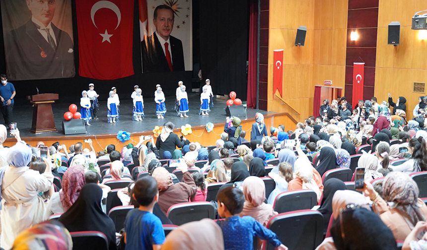 Kahta'da 4-6 yaş öğrencileri yıl sonu coşkusu yaşadı