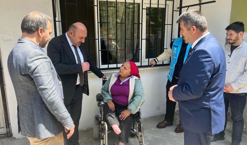 Kartal Müftülüğü, tekerlekli sandalye desteği sağlıyor