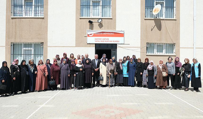 Kırşehir Müftülüğü şehit annelerini ağırladı