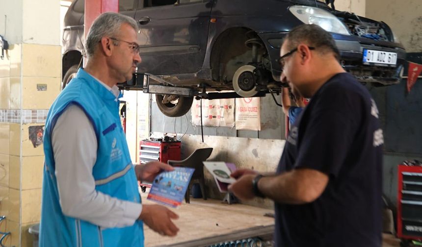 Sarıçam esnafına aile ziyareti