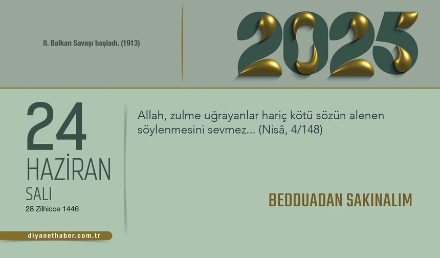 Bedduadan Sakınalım