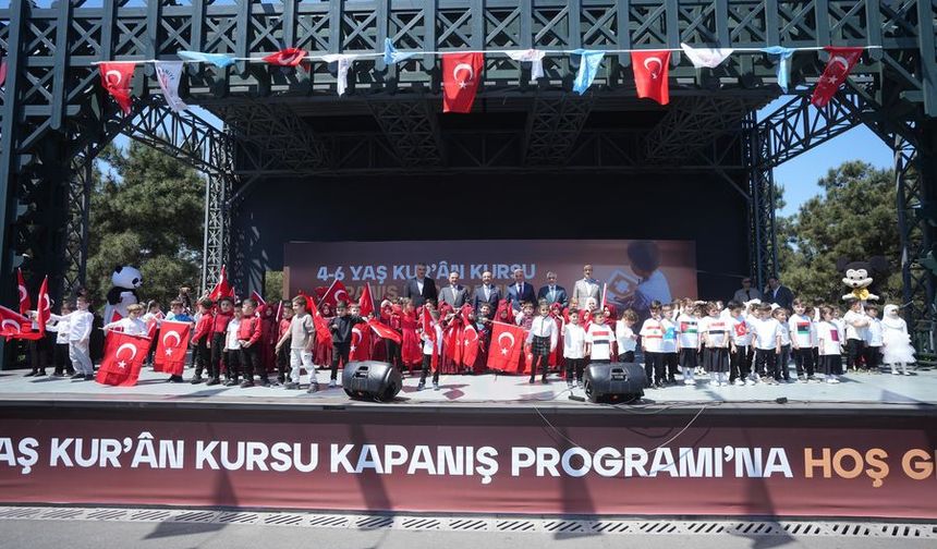 Ümraniye'de 4-6 Yaş Kur’an kursları yıl sonu coşkusu