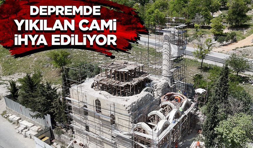 Adıyaman'da depremde yıkılan tarihi Kurşunlu Cami bu yıl yeniden ibadete açılacak