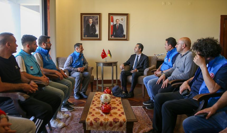 TDV heyetinden Mozambik'te Maputo Büyükelçisi Alkan'a ziyaret