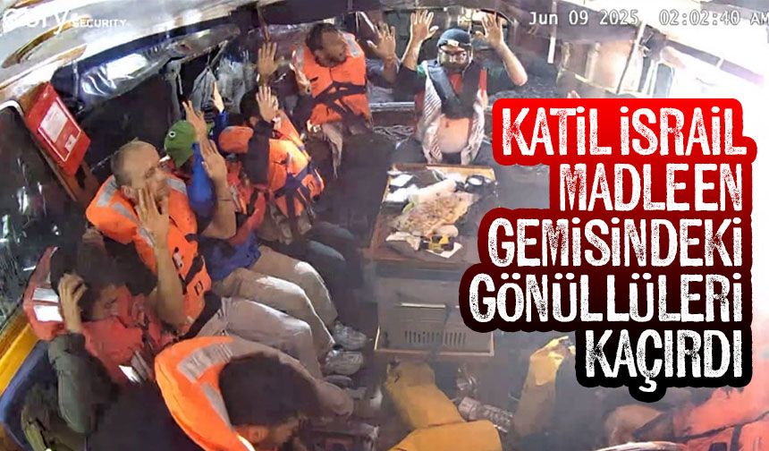 Özgürlük Filosu Koalisyonu: Katil İsrail Madleen gemisindeki gönüllüleri kaçırdı