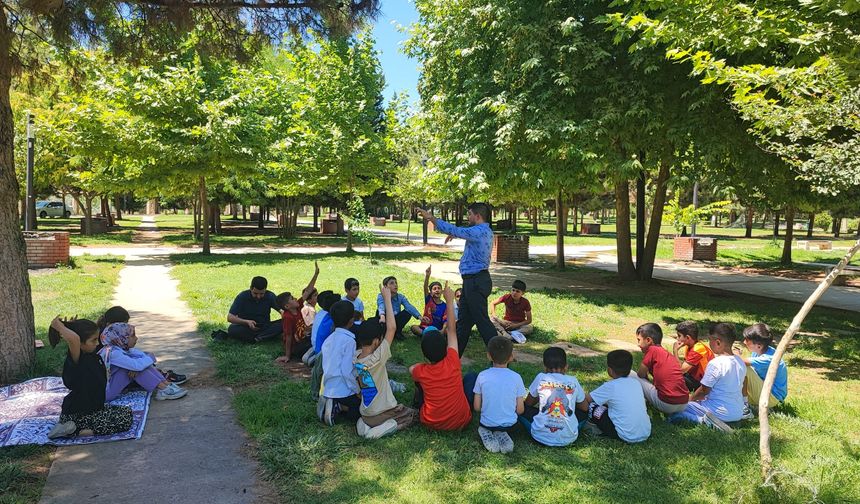 Haliliye'de minikler gönüllerince eğlendi