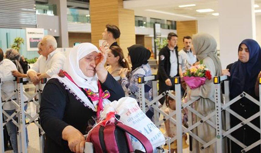 Tokatlı hacılar yurda döndü