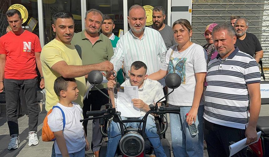 Müftülükten akülü araç desteği