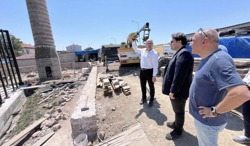 Edirne'de Şeyh Şüceaddin Camii'nin onarımı sürüyor