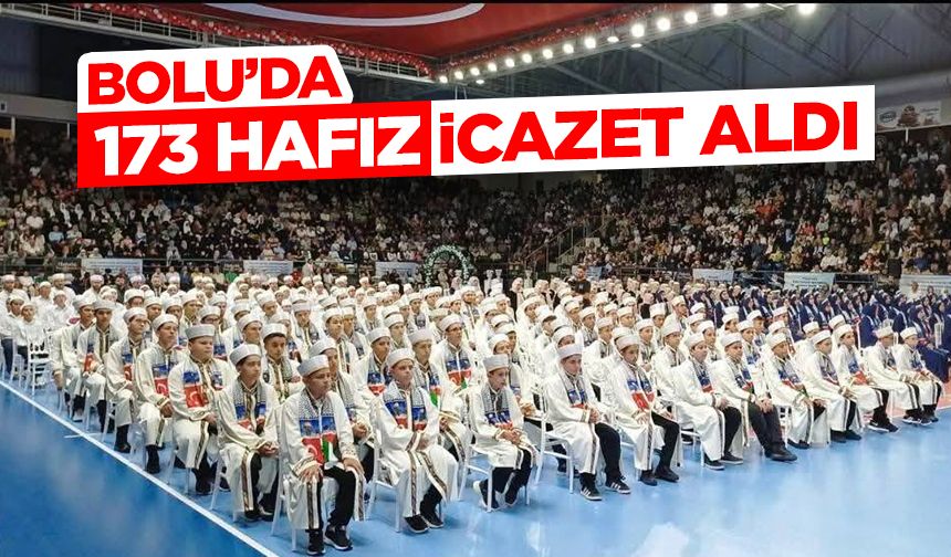 Bolu'da 173 Hafız icazet aldı