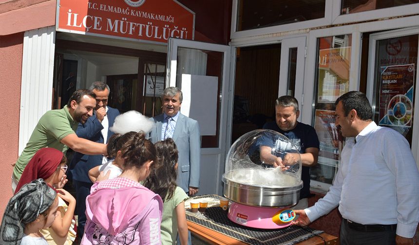 Elmadağ'da Yaz Kur’an Kursları coşkuyla geçiyor