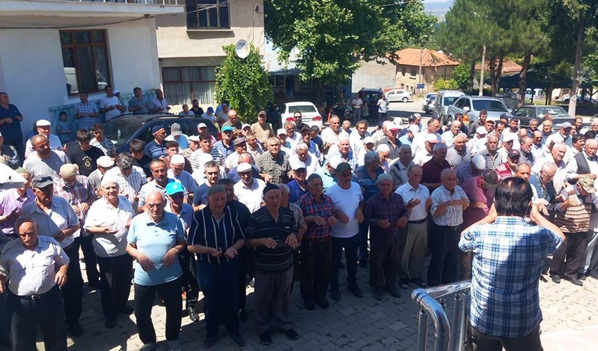 Gediz'de yağmur duası yapıldı