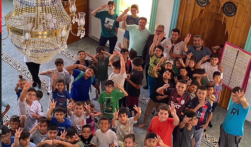 Karaman'da Yaz Kur'an Kursu öğrencileri izcilik faaliyetinde bulundu