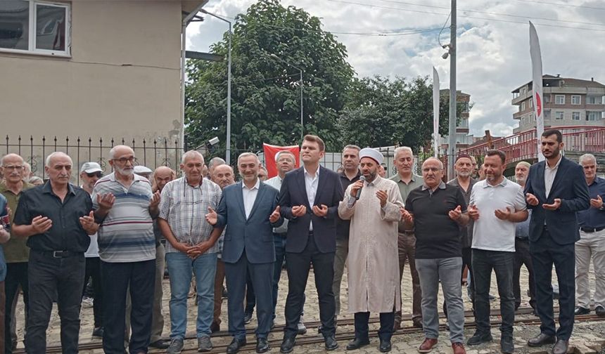 Fındıklı Ada Camii’nin temeli dualarla atıldı