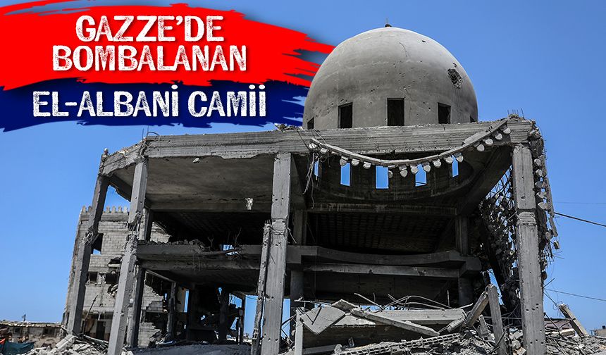 İşgalcilerin bombardımanına maruz kalan el-Albani Camii