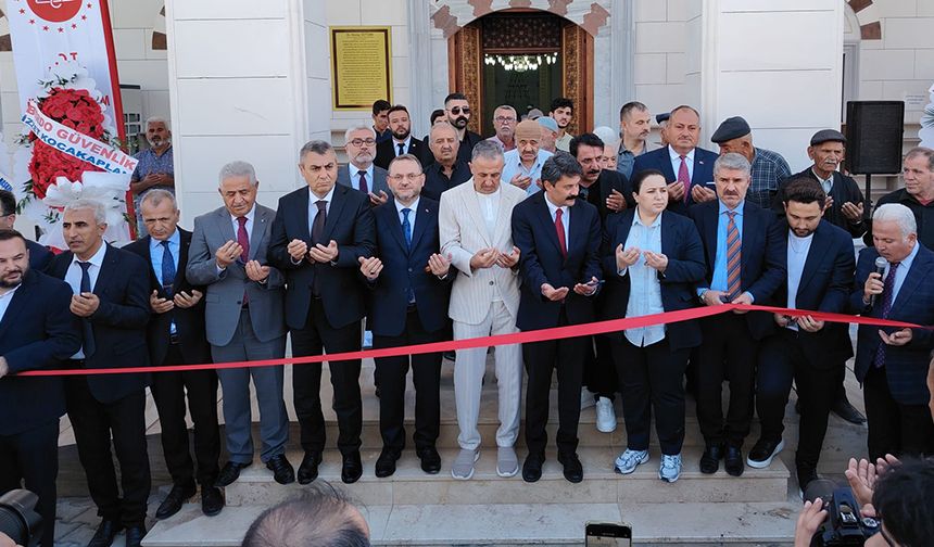 Besni'de Dr. Necip Öztürk Camii dualarla açıldı