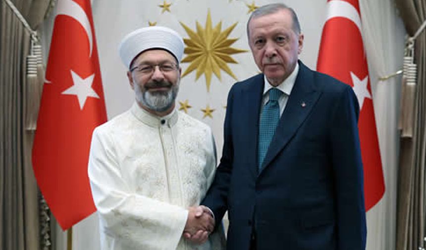 Cumhurbaşkanı Erdoğan, Erbaş’ı kabul etti