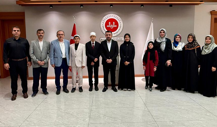 Kayseri'de hafızlık il birinciliği yarışması yapıldı