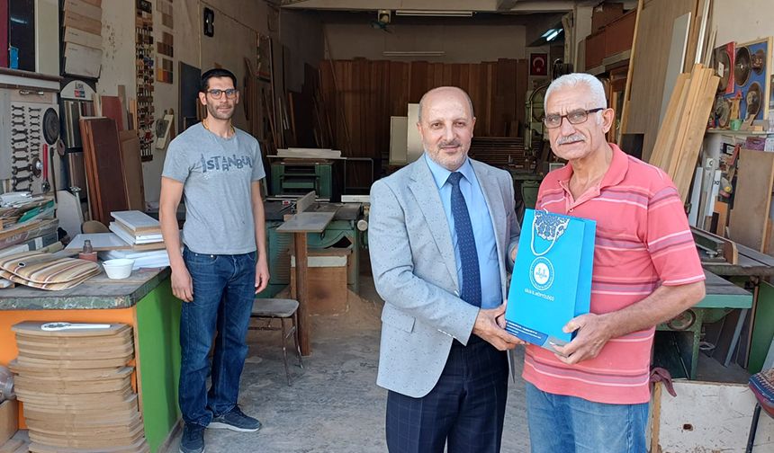 Müftülükten yılın ahisine ziyaret