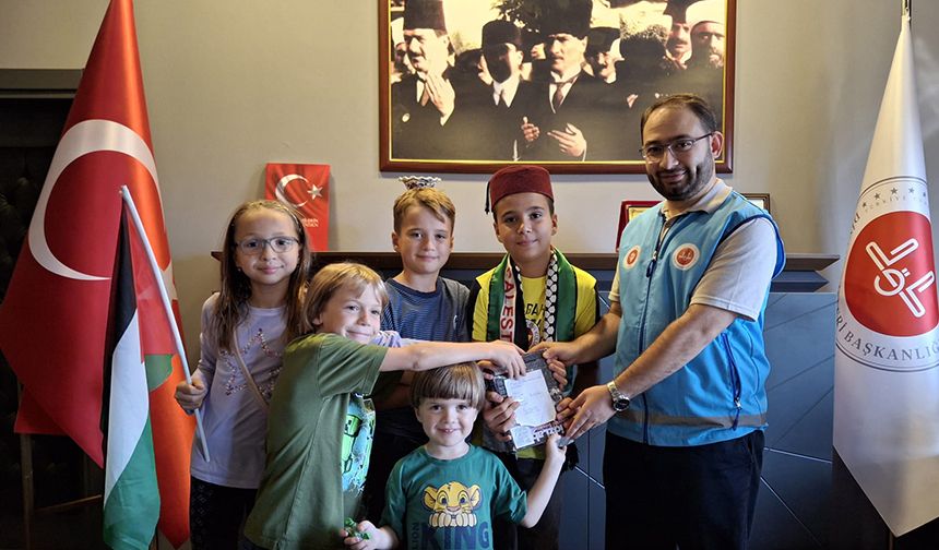 Seydikemerli minikler Filistin'e destek oldu