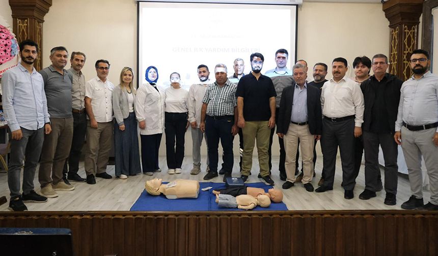 Adana'da personele "İlk Yardım Eğitimi"