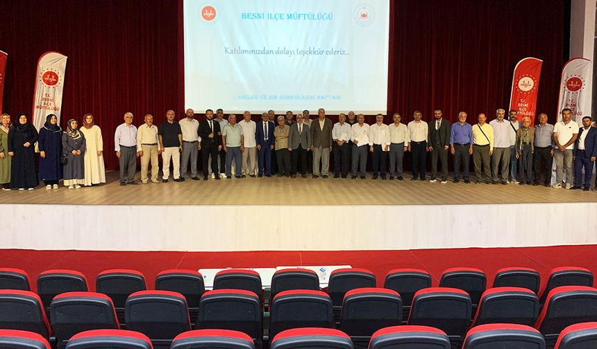 Besni ve Samsat'ta "Camiler ve Din Görevlileri Haftası" kutlandı