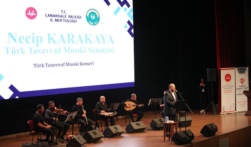 Çanakkale'de Mevlid-i Nebi konseri