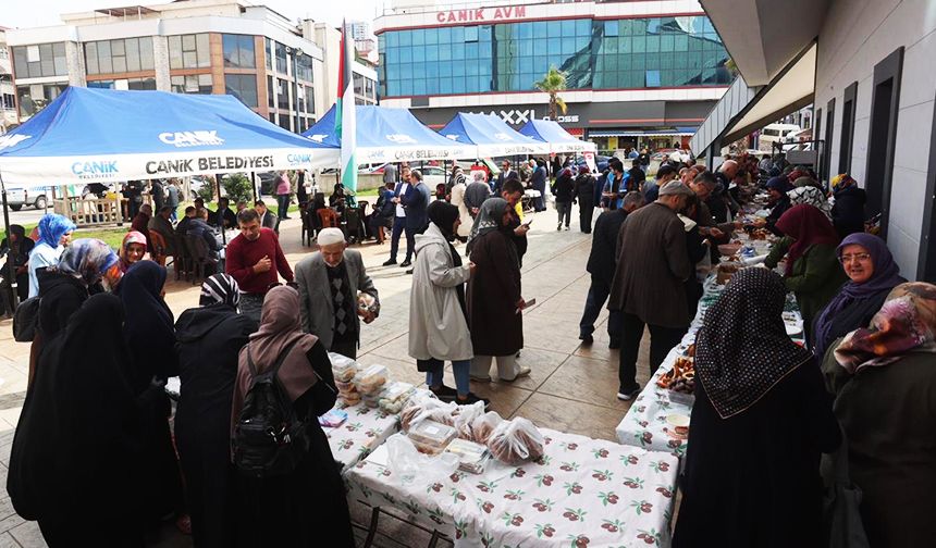 Canik'ten Gazze'ye kardeş eli