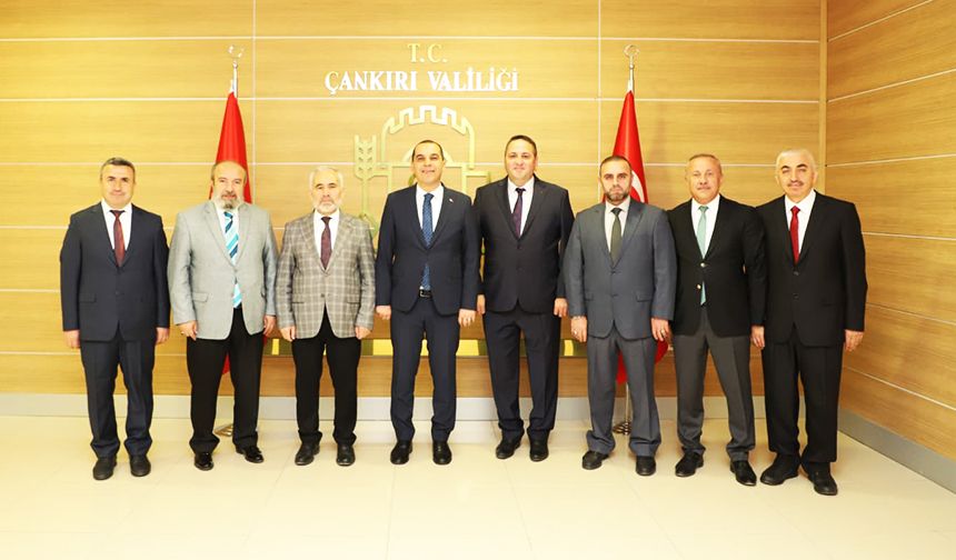 Çankırı Valisi Taşolar, din görevlilerini kabul etti