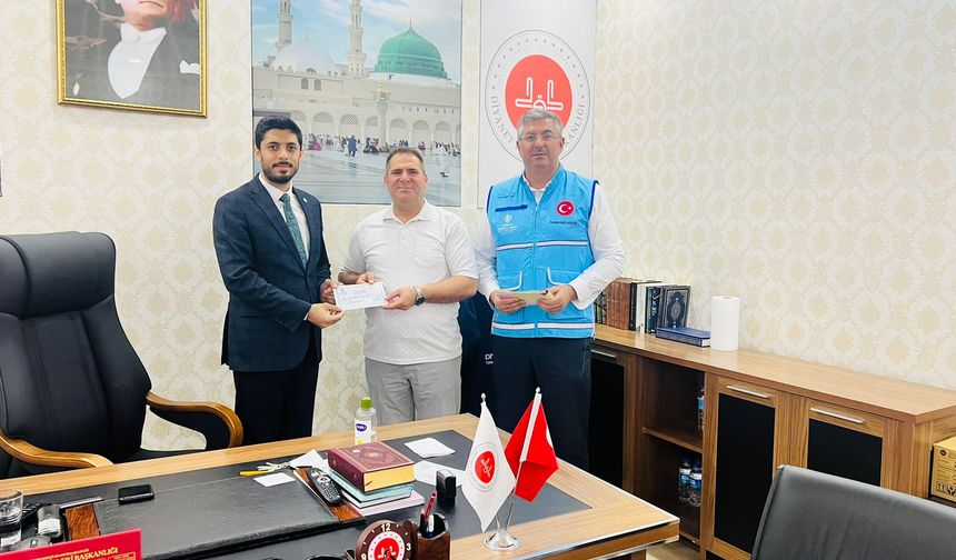 Ceylanpınar'dan Filistin’e anlamlı destek