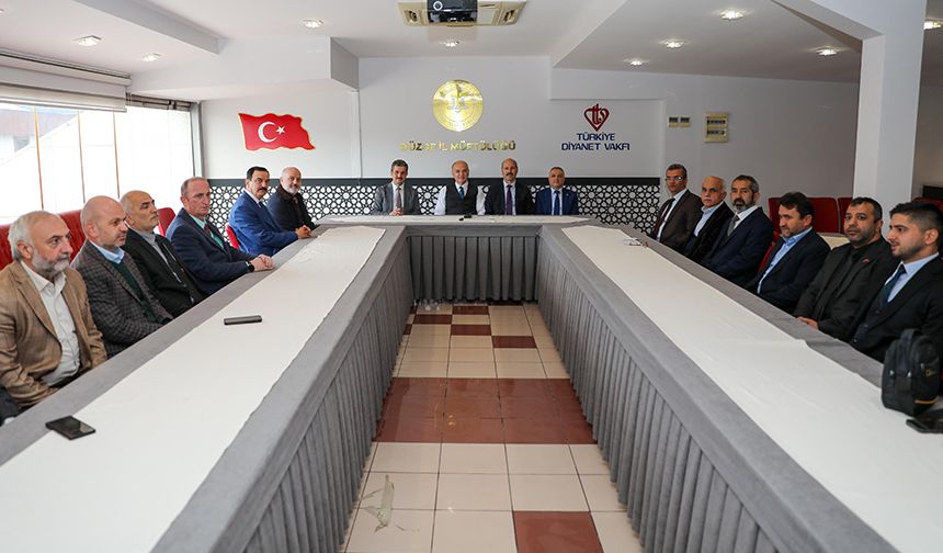 Başkan Özlü'den din görevlilerine ziyaret