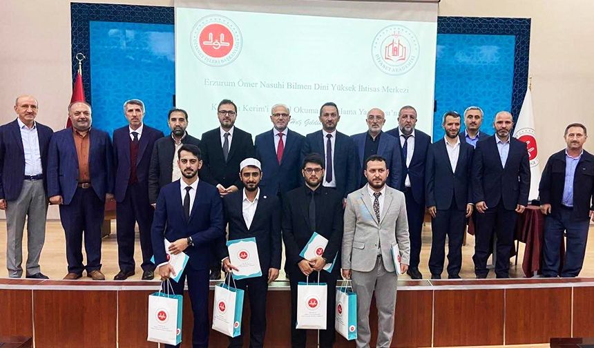 Erzincan Dini İhtisas Merkezi'nden büyük başarı