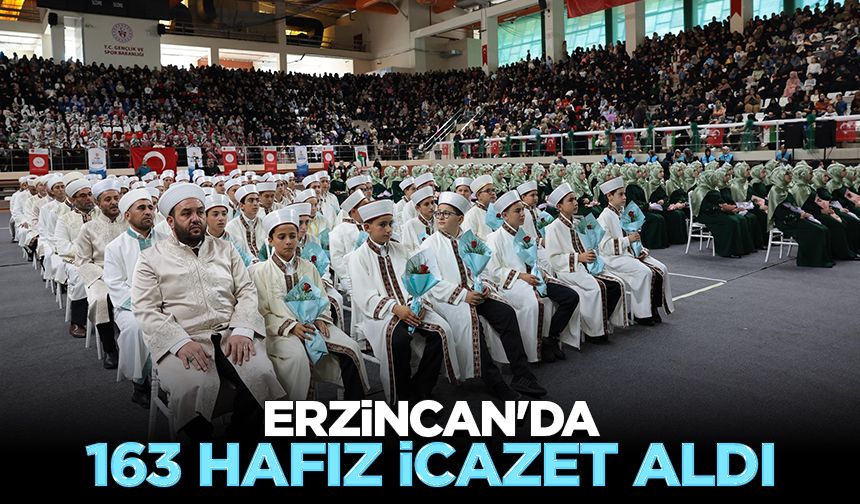 Erzincan'da 163 hafız icazet aldı