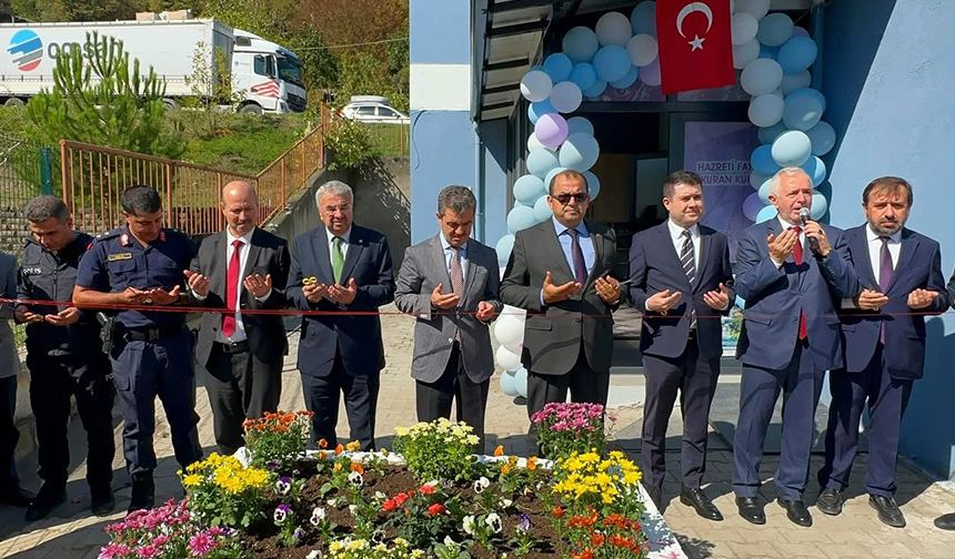 Gölyaka'da Hz. Fatma 4-6 Yaş Kur’an Kursu açıldı