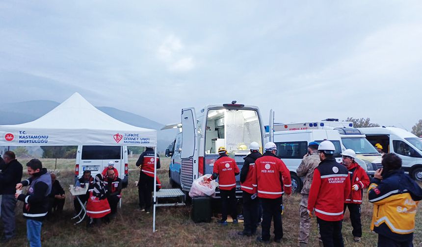 TDV Kastamonu Şubesi, bölgesel deprem tatbikatına katıldı