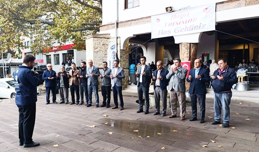 Şaphane'de Gazze için kermes açıldı