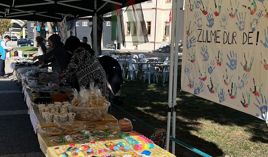 Pazarlar'da Gazze farkındalığı