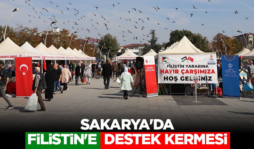Sakarya'da Filistin'e destek kermesi