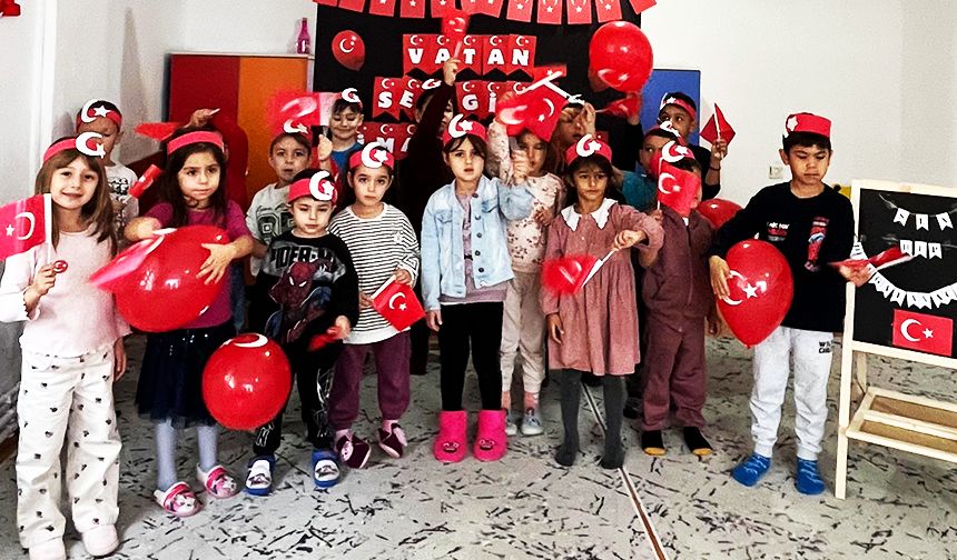 Yakakent'te minikler bayram coşkusu yaşadı