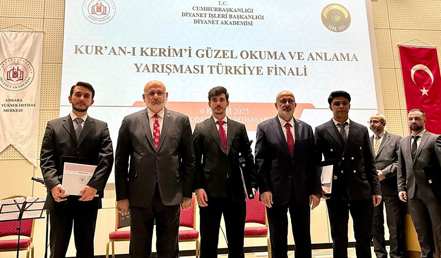 Kur’an-ı Kerim’i Güzel Okuma ve Anlama Yarışması Türkiye Finali gerçekleştirildi