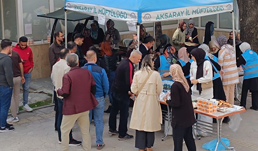 Aksaray'dan Gazze'ye hayır kermesi