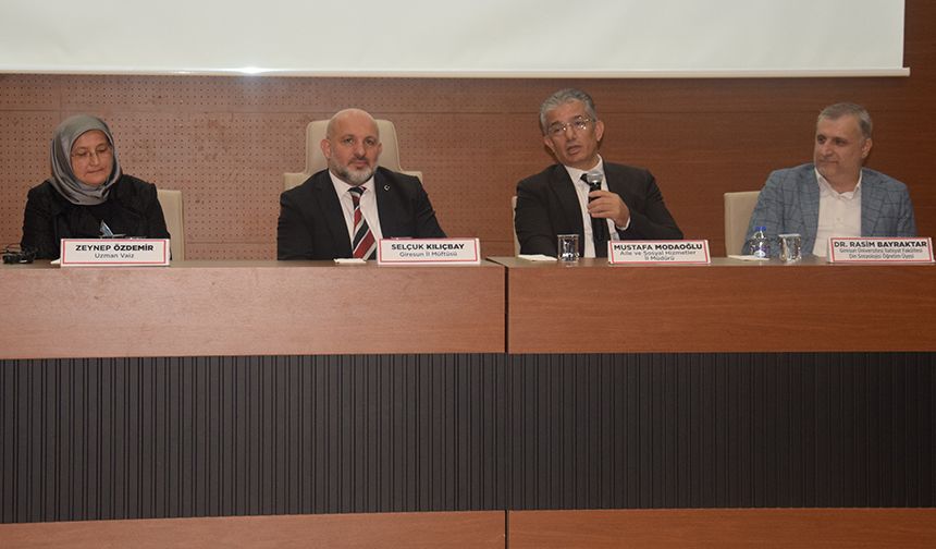 Giresun'da "Ailenin Korunması" paneli