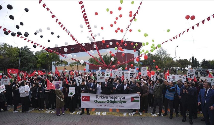 İstanbul'da Türkiye ve Gazze'deki şehitler anısına fidan dikildi
