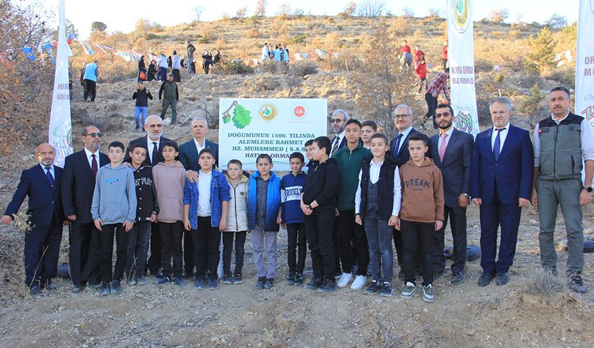 Karaman'da Hz. Peygamber anısına hatıra ormanı oluşturuldu