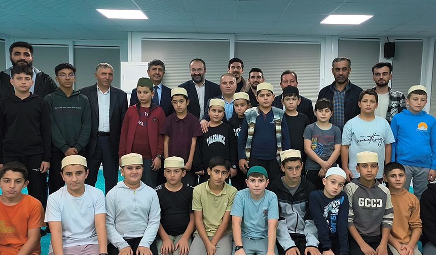 Kaymakam Duru, hafızlık öğrencileriyle buluştu