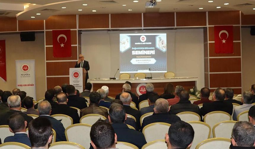 Manisa’da bağımlılıkla mücadele semineri düzenlendi