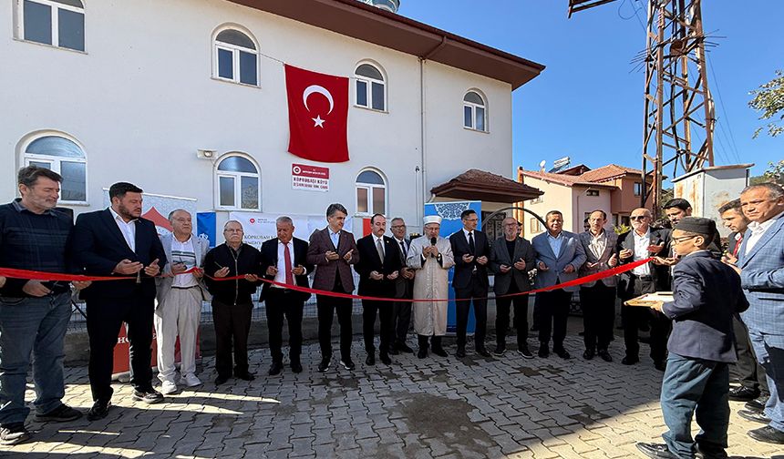 Köprübaşı Köyü Camii dualarla açıldı