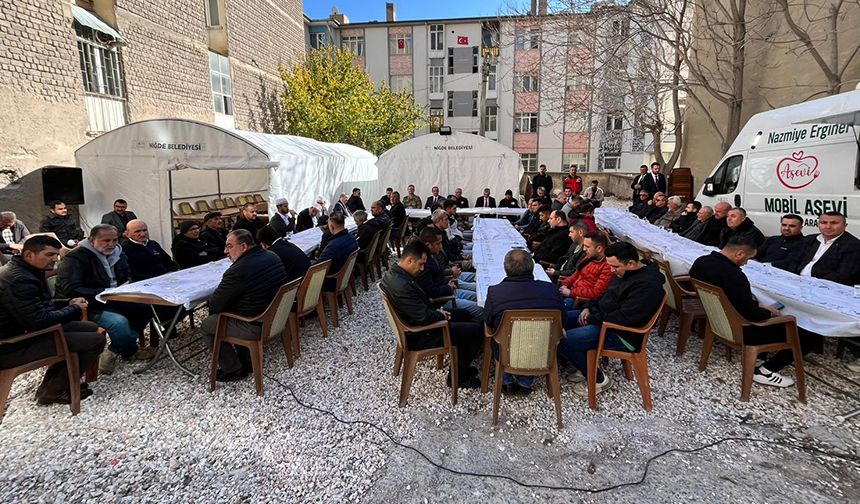 Niğde'de şehit Özkan için Mevlid okundu